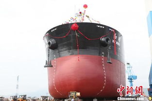 臺州73000噸船下水 創氣囊下水載重量世界第二
